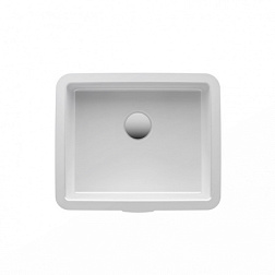 Встраиваемая снизу раковина Living City 40х33,5 см, без отверстия для смесителя, нижняя сторона глазурована, санфарфор 8.1243.2.000.109.1 Laufen